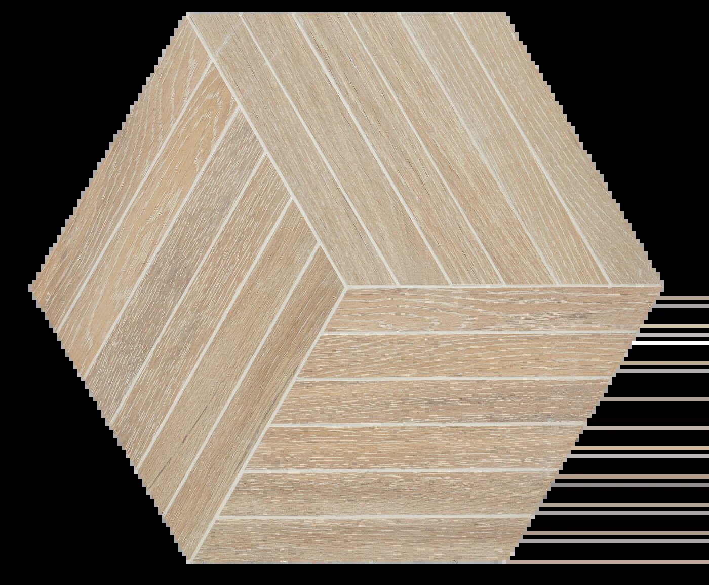 Arizona Tile Bio Attitude Amber Hex Mosaic Porcelain Tile (SKU AT-BIOATTHEX-AMBE)
