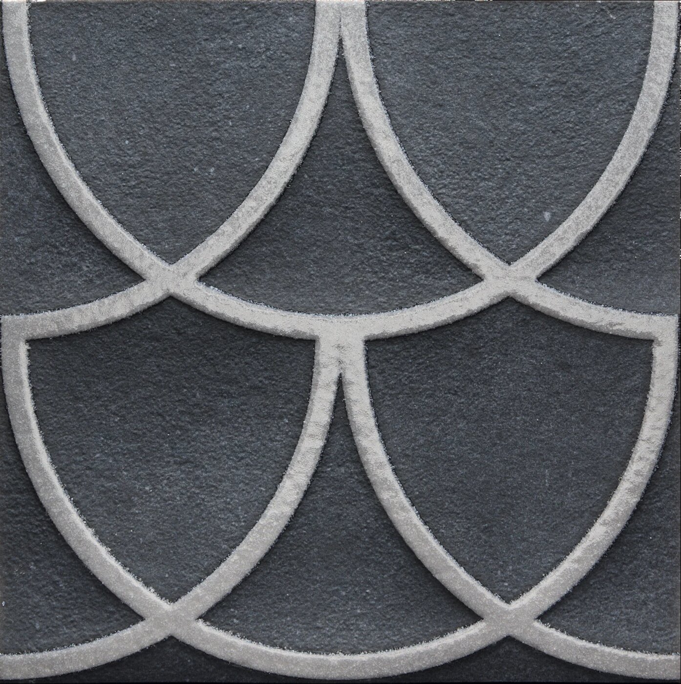 Arizona Tile Curve Blue 8" × 8" Porcelain Tile (SKU AT-CURVE88-BLUE)
