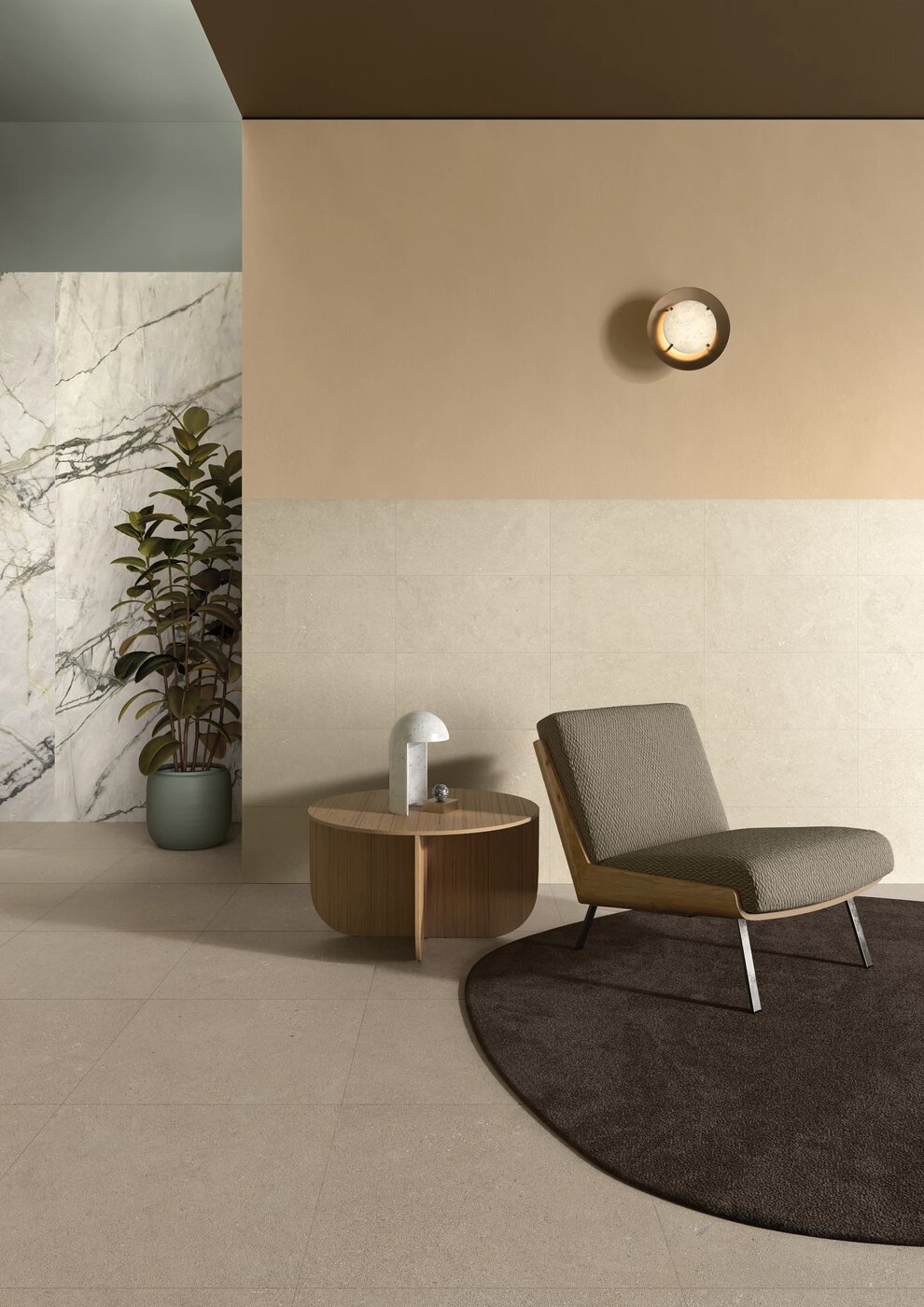 Arizona Tile Intense Clair 2" × 2" Mosaic Porcelain Tile (SKU AT-INTENSE22-CLAI)