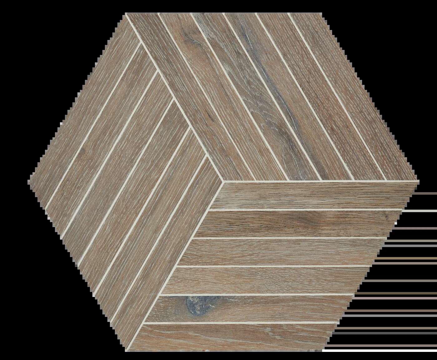 Arizona Tile Bio Attitude Cortex Hex Mosaic Porcelain Tile (SKU AT-BIOATTHEX-CORT)