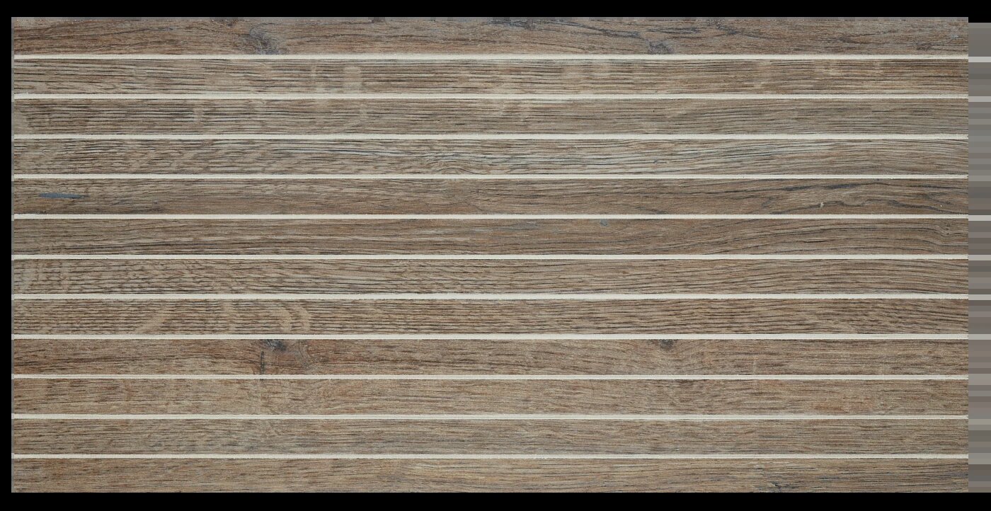 Arizona Tile Bio Attitude Cortex Straight Stack 1" × 24" Mosaic Porcelain Tile (SKU AT-BIOATTSS-CORT)