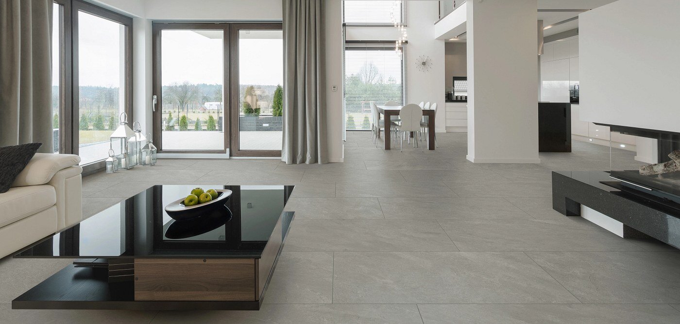Arizona Tile Ardesia Grey 24" × 48" Porcelain Tile (SKU AT-ARDESIA2448-GREY)