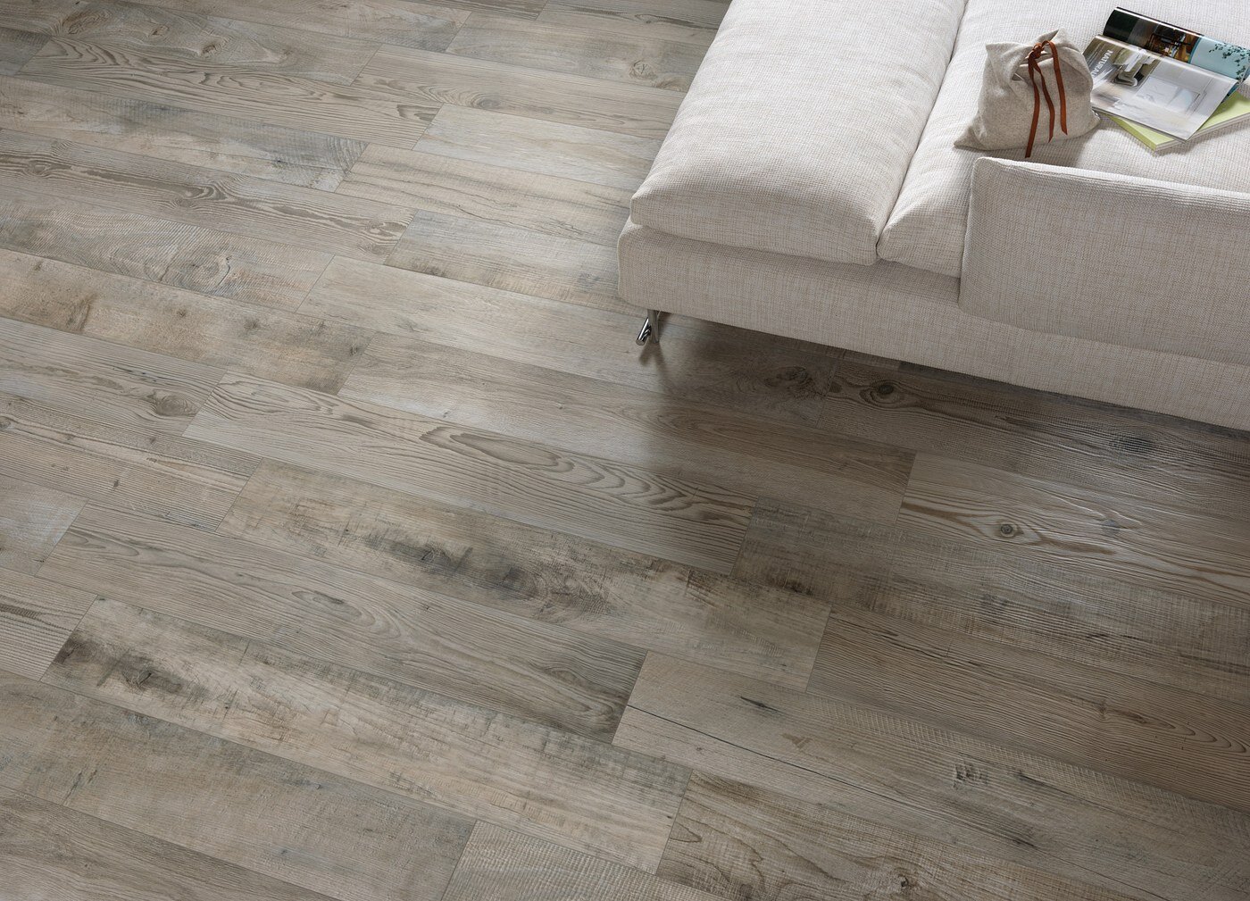 Arizona Tile Essence Grey 8" × 48" Plank Porcelain Tile (SKU AT-ESSENCE848-GREY)