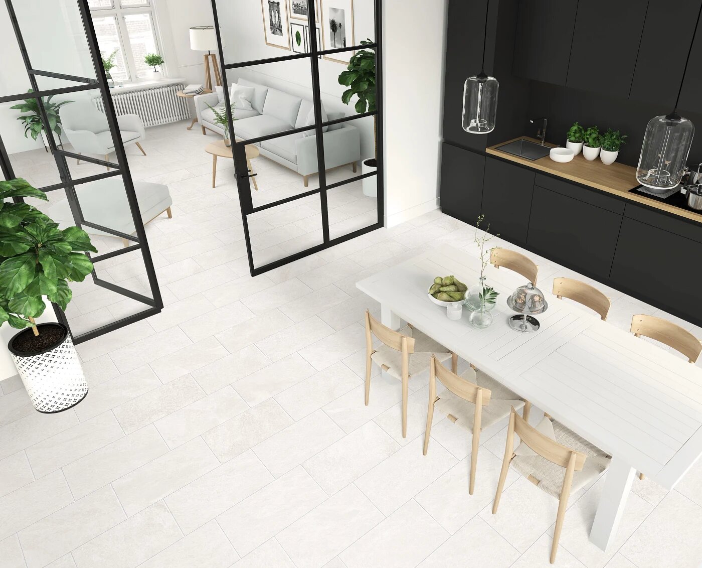 Arizona Tile Ardesia Light 12" × 24" Porcelain Tile (SKU AT-ARDESIA1224-LIGH)