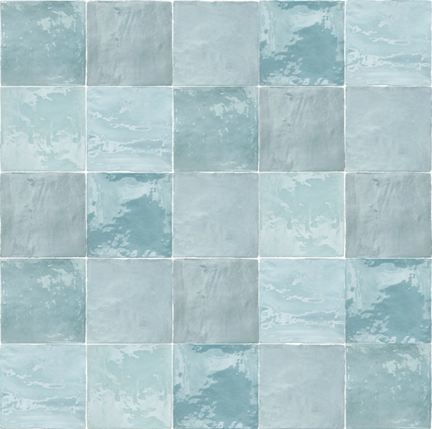 Arizona Tile Flash Light Blue 5" × 5" Porcelain Tile (SKU AT-FLASH55-LIGH)