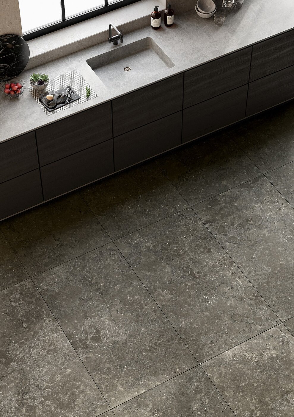 Arizona Tile Lagos Mud 24" × 48" Porcelain Tile (SKU AT-LAGOS2448-MUD)