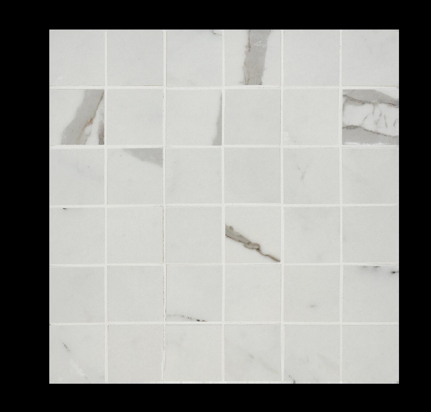 Arizona Tile Marvel Statuario Supremo 2" × 2" Mosaic Porcelain Tile (SKU AT-MARVEL22-STAT)