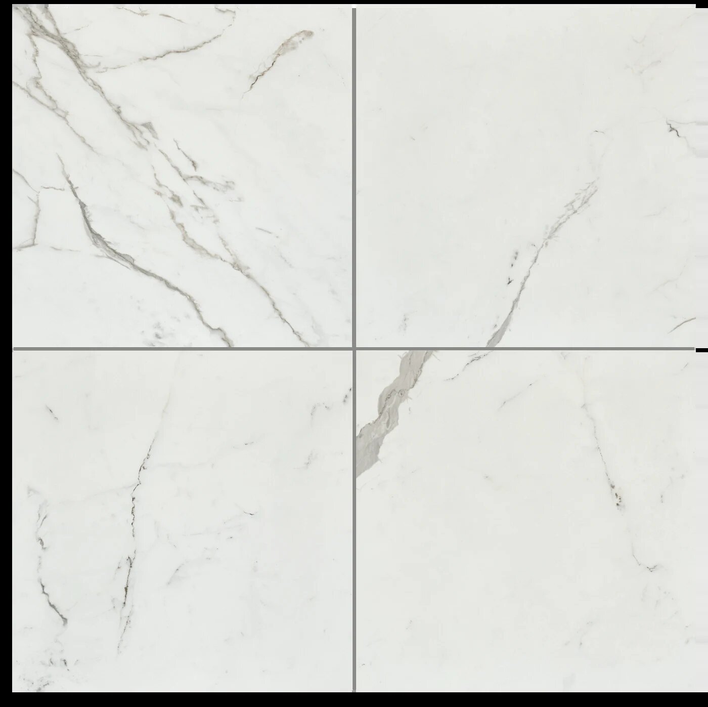 Arizona Tile Marvel Statuario Supremo 24" × 24" Porcelain Tile (SKU AT-MARVEL2424-STAT)