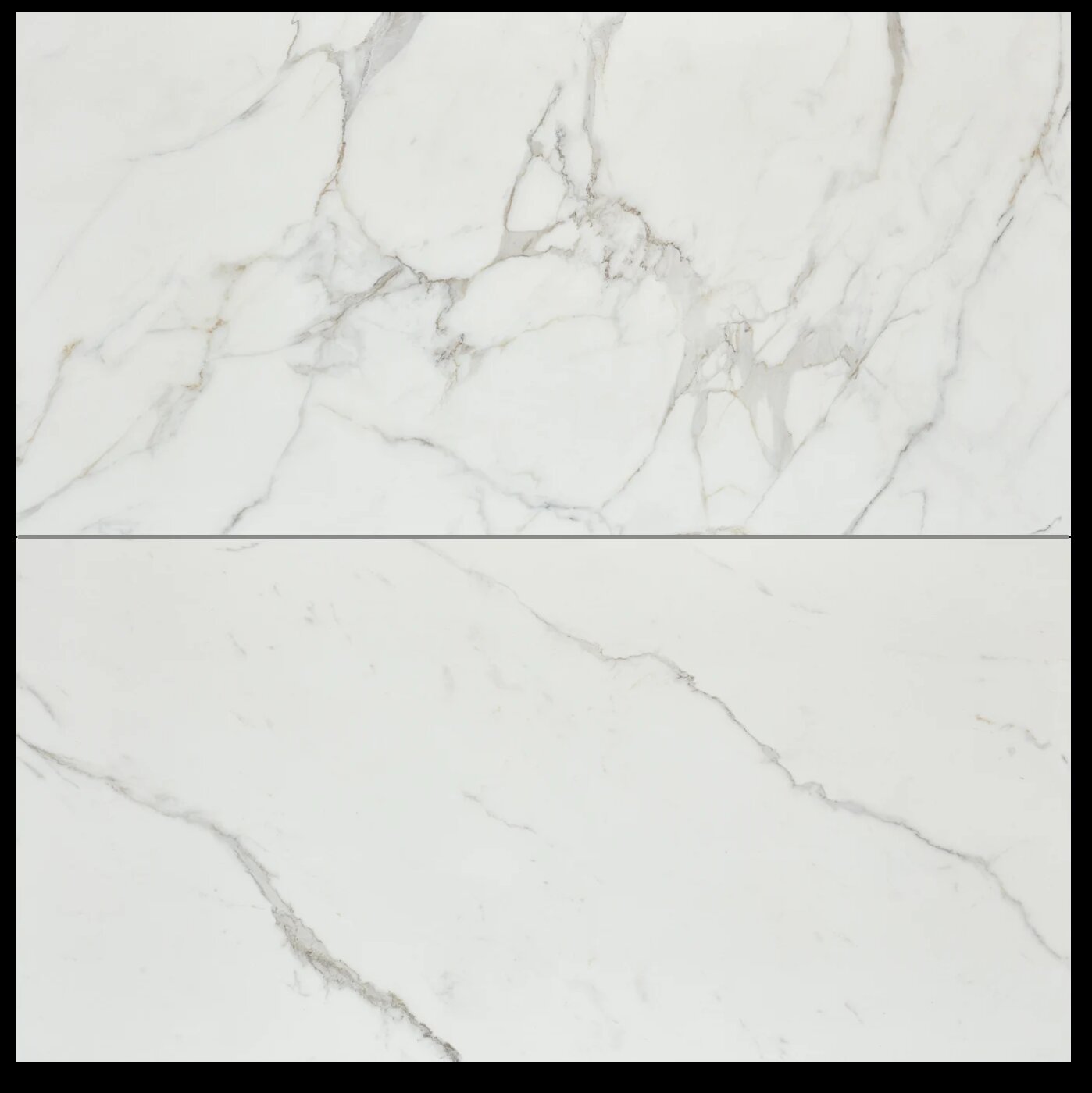 Arizona Tile Marvel Statuario Supremo 24" × 48" Porcelain Tile (SKU AT-MARVEL2448-STAT)