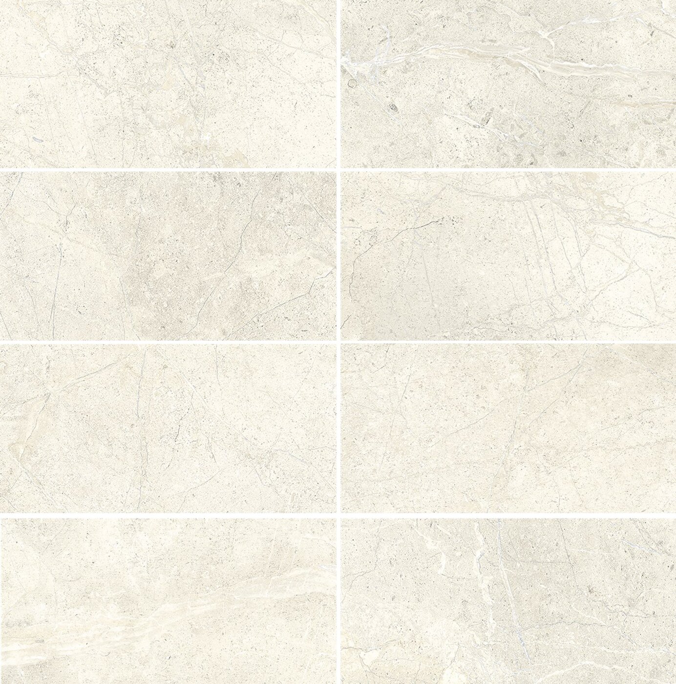 Arizona Tile Anthea White 12" × 24" Porcelain Tile (SKU AT-ANTHEA1224-WHIT)