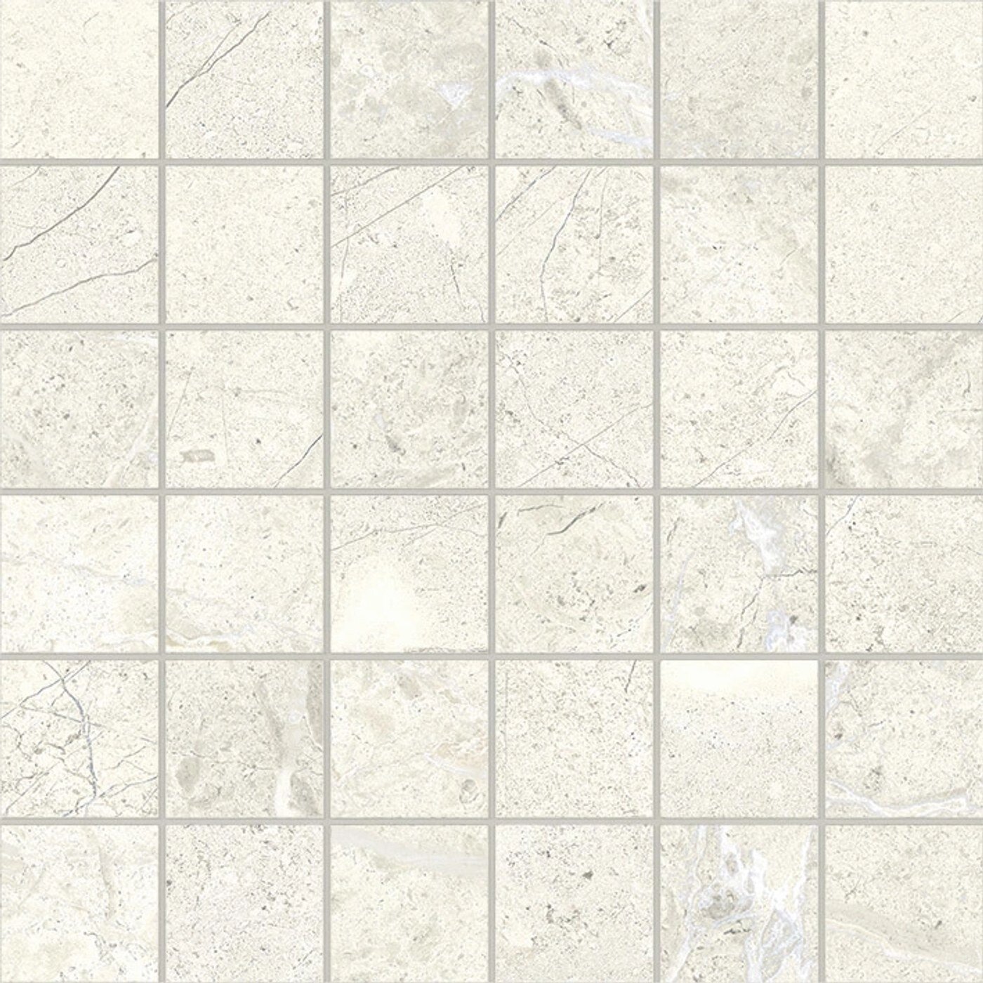Arizona Tile Anthea White 2" × 2" Mosaic Porcelain Tile (SKU AT-ANTHEA22-WHIT)