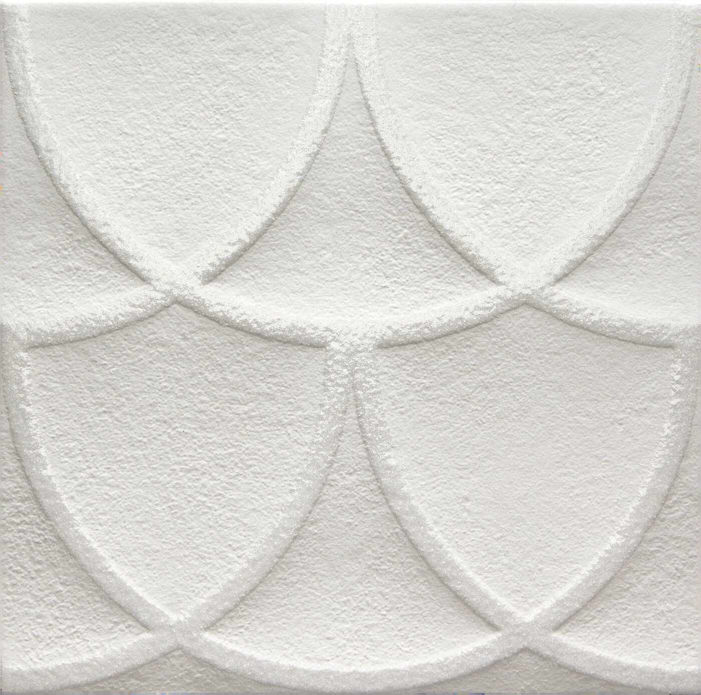 Arizona Tile Curve White 8" × 8" Porcelain Tile (SKU AT-CURVE88-WHIT)