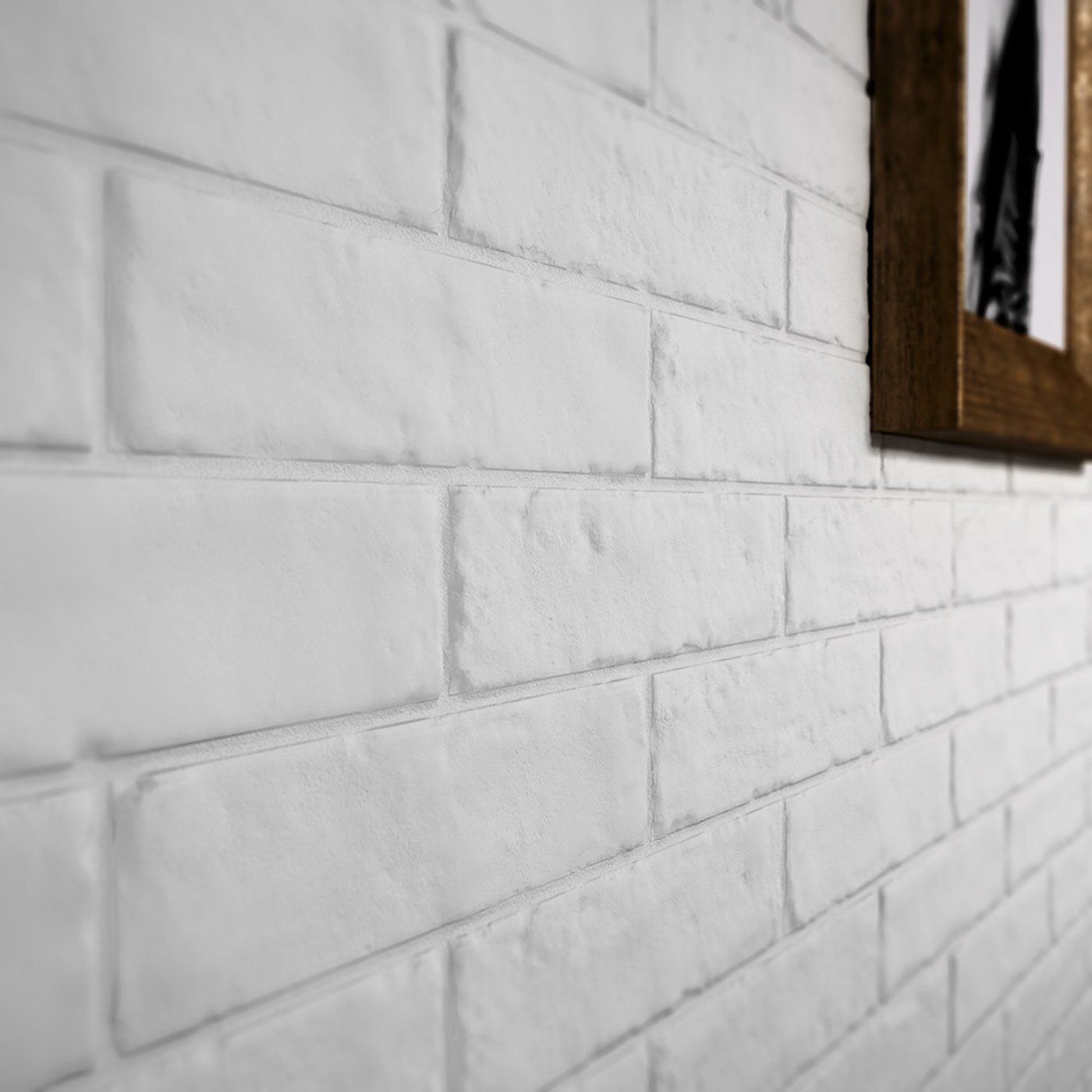 Arizona Tile Castle Brick White 2½" × 10" Brick Porcelain Tile (SKU AT-CASTLEBRCK-WHIT)