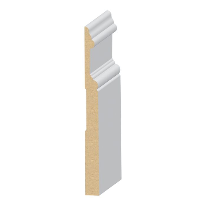 EL & EL Santa Clara/Crescent 5/8" x 7-1/4" MDF Ultralight Baseboard - 345MUL