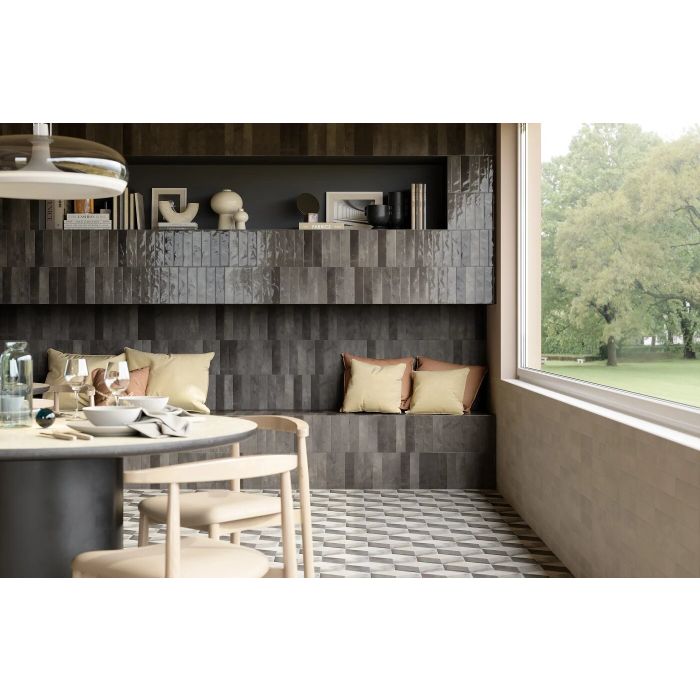 Arizona Tile Glam Black Porcelain Tile — Field Tile & Mosaics, All Sizes