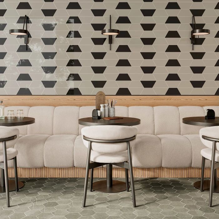 Arizona Tile Trapez Black Porcelain Tile — Field Tile & Mosaics, All Sizes
