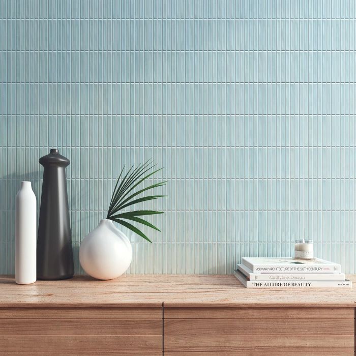 Arizona Tile Flash Bars Light Blue Porcelain Tile — Field Tile & Mosaics, All Sizes