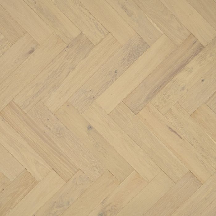 Robbins Noble's Way Winter River Herringbone 4-3/4" White Oak Engineered Hardwood