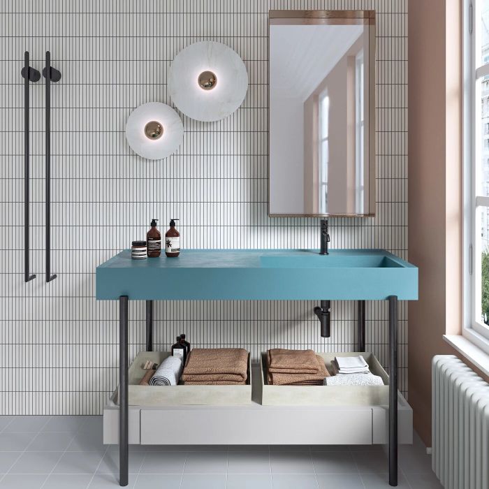 Arizona Tile Spark Bars White Porcelain Tile — Field Tile & Mosaics, All Sizes
