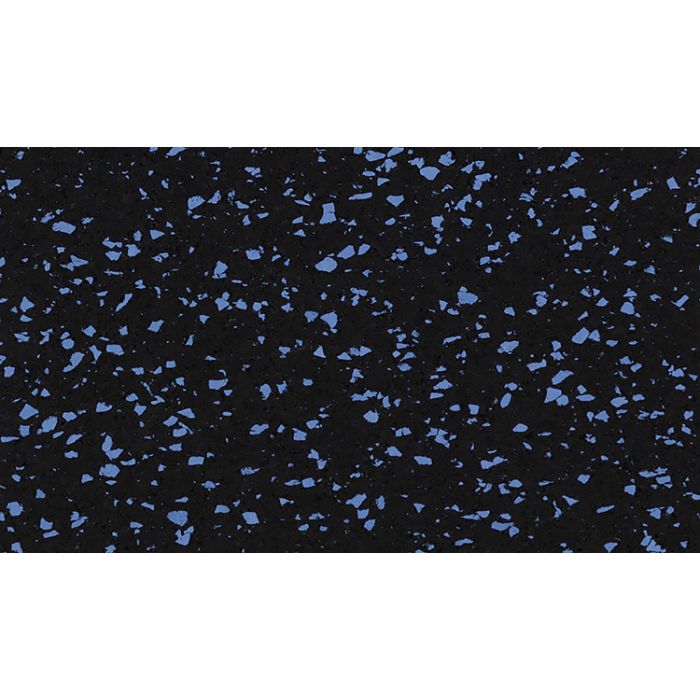 ECORE QT 8MM FITNESS FLOORING FF01 BLUE STAR INTERLOCKING TILES 23" X 23" 3.67-SF/PC