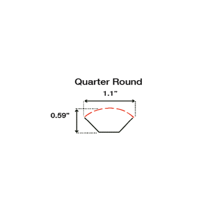 QUARTER ROUND, AUQAPROOF, HF DESIGN FLOORING