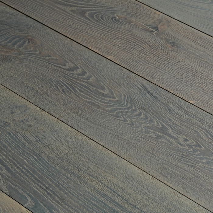OASIS RANCHO VILLA, OLD CARMEL COLLECTION, OC15, 8 3/4 INCH WIRE BRUSHED RUSTIC WHITE OAK, HARDWOOD FLOORING