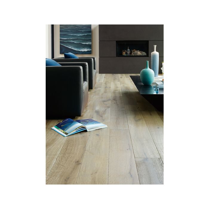 MEDITERRANEAN COLLECTION, KERREW MCKW517, CALIFORNIA CLASSICS, 8 INCH WIDE AGED WIRE BRUSHED FRENCH OAK