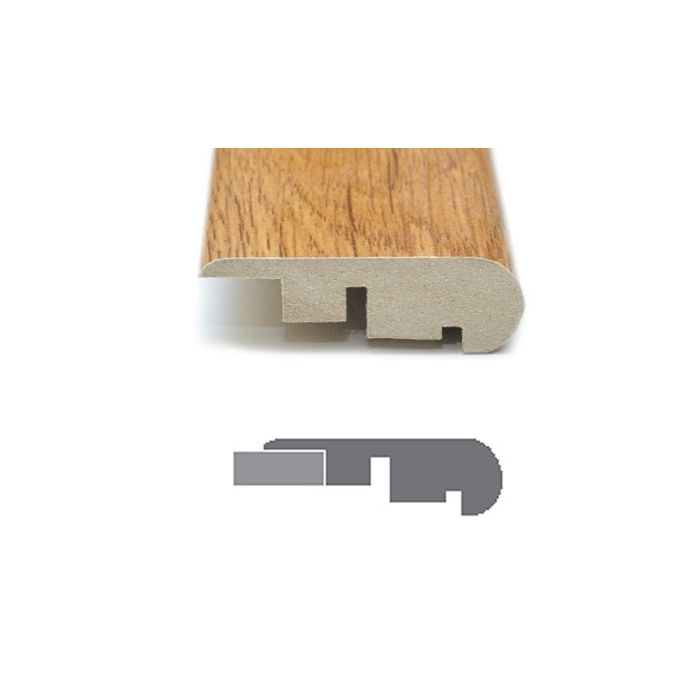LAMINATE STAIR NOSING OVERLAP