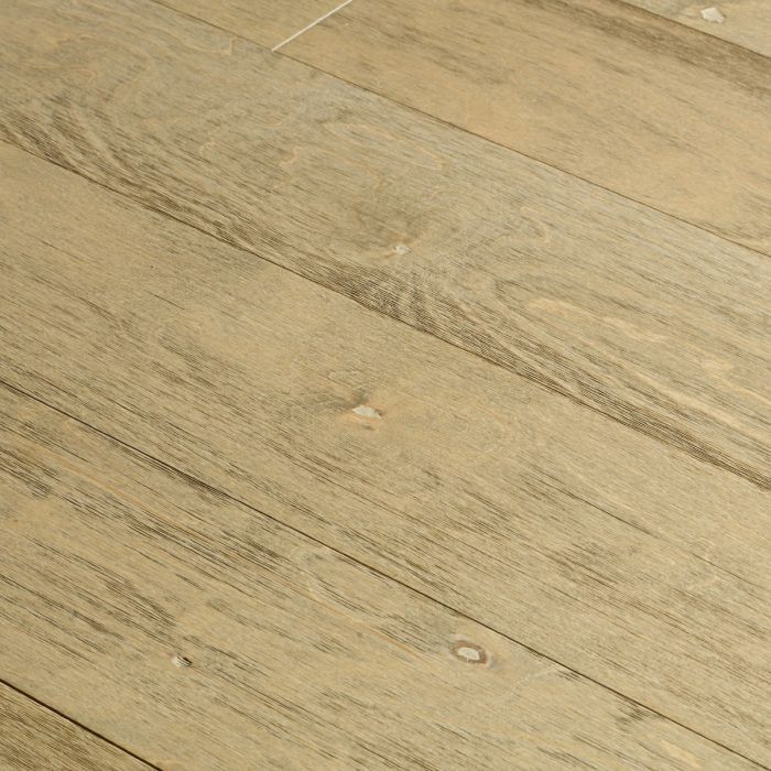 OASIS SURFING WAVES, SEASIDE COLLECTION, SS02, 7.5 INCH WIDE WIRE BRUSHED BIRCH, HARDWOOD FLOORING 