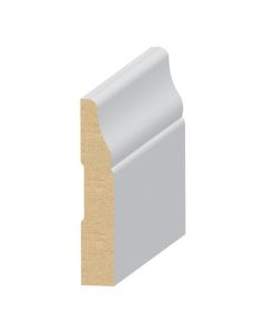 EL & EL #711 3/8" x 2-1/2" MDF Ultralight Baseboard - 310MUL