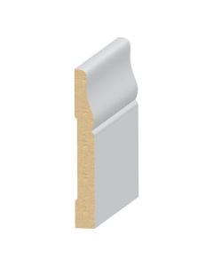 EL & EL #711 7/16" x 3-1/2" MDF Ultralight Baseboard - 311BMUL