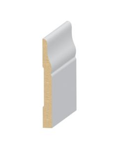 EL & EL #711 3/8" x 3-1/2" MDF Ultralight Baseboard - 311MUL
