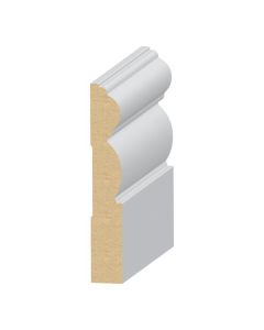 EL & EL Mission/Hermosa 9/16" x 3-3/4" MDF Ultralight Baseboard - 324MUL