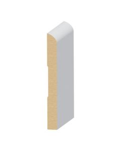 EL & EL Bullnose 9/16" x 5-1/2" MDF Ultralight Baseboard - 354MUL