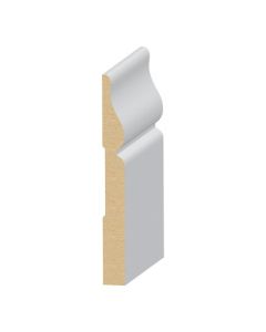 EL & EL Harris 9/16" x 5-1/4" MDF Ultralight Baseboard - 355MUL