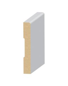 EL & EL 1 Eased Edge Craftsman 1/2" x 3-1/2" MDF Ultralight Baseboard - 387MUL-3