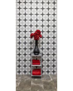 Arizona Tile Cementine Black And White Bw 5 Porcelain Tile — Field Tile & Mosaics, All Sizes