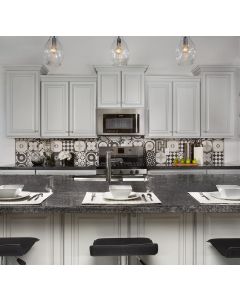Arizona Tile Cementine Black And White Bw Mix Porcelain Tile — Field Tile & Mosaics, All Sizes