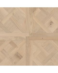 Anderson Tuftex PARCHMENT AA849-11100 — Provincial Parquet pattern, overhead view