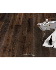 NATURALLY AGED BURNT MOSS, MEDALLION COLLECTION, MC-BM-7.5, WIRE BRUSHED OAK  7.5 INCH WIDE, HARDWOOD FLOORING 