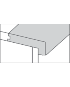 SQUARE FLUSH NOSING CALIFORNIA CLASSICS MOLDING ALL COLORS