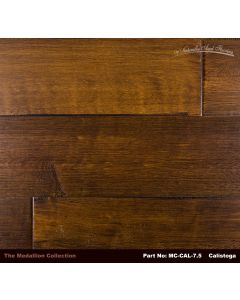 NATURALLY AGED CALISTOGA, MEDALLION COLLECTION, MC-CAL-7.5, HAND SCRAPED AND WIRE BRUSHED MAPLE 7.5 INCH WIDE, HARDWOOD FLOORING 