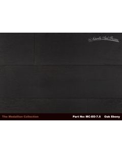 NATURALLY AGED EBONY OAK, MEDALLION COLLECTION, MC-EO-7.5, WIRE BRUSHED 7.5 INCH WIDE, HARDWOOD FLOORING 