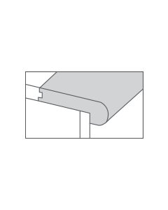FLUSH STAIR NOSING BELAIR LAMINATE AND VINYL FLOORING ALL COLORS