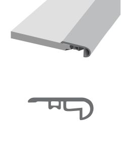 OVERLAP STAIR NOSING GAIA FLOOR BLACK, RED, WHITE SERIES, ALL COLORS