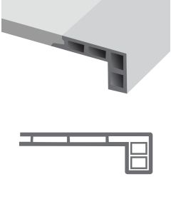 FLUSH STAIR NOSING GAIA FLOOR BLACK, RED, WHITE SERIES, ALL COLORS