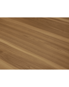 GemCore Walnut Beckett — Meridian II Collection plank, angle view (REWLVT2MEDWB)