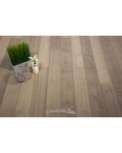 NATURALLY AGED GRAPHITE GREY, MEDALLION COLLECTION, MC-GG-7.5, HAND SCRAPED AND WIRE BRUSHED 7.5 INCH WIDE, HARDWOOD FLOORING 