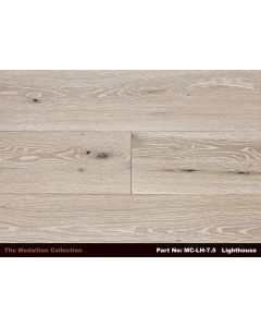 NATURALLY AGED LIGHTHOUSE, MEDALLION COLLECTION, MC-LH-7.5, WIRE BRUSHED 7.5 INCH WIDE, HARDWOOD FLOORING 