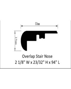 FLUSH MOUNT STAIR NOSE METRO FLOOR VINYL ALL COLORS
